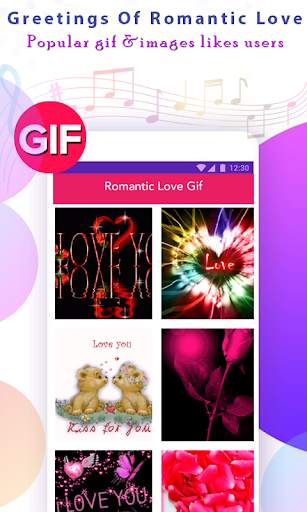 Romantic Love Gif Collection 2 تصوير الشاشة