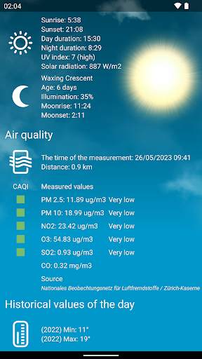 Weather Switzerland XL PRO screenshot 9