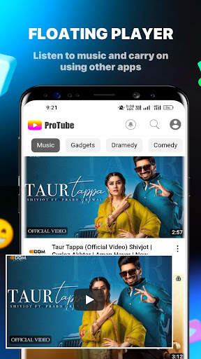 ProTube: YTB Music, MP3 Player 7 تصوير الشاشة
