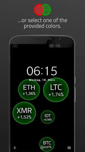 Crypto Bubbles Live Wallpaper screenshot 4