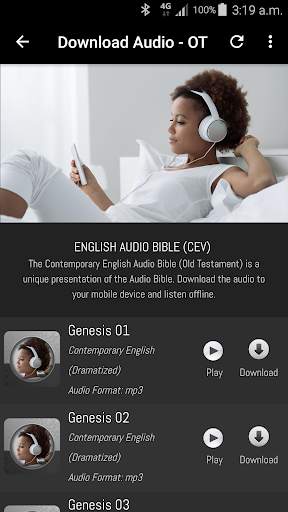 English Audio Bible (CEV) screenshot 6