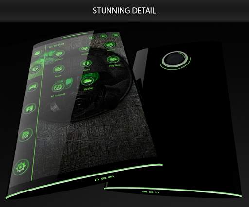 Green Biohazard Theme screenshot 5