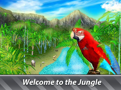 Jungle Parrot Simulator - try wild bird survival! screenshot 9