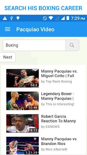 PacquiaoVideo - Life and Career screenshot 1