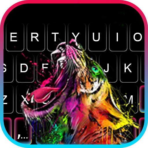 Wild Tiger Roar Keyboard Theme 1.0