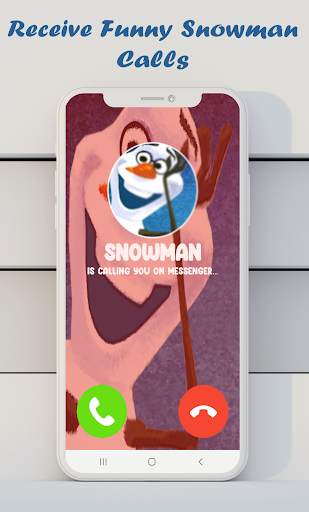 Video call chat snowman prank screenshot 5