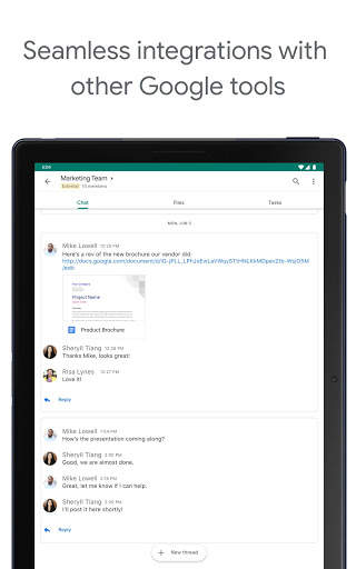 Google Chat screenshot 9