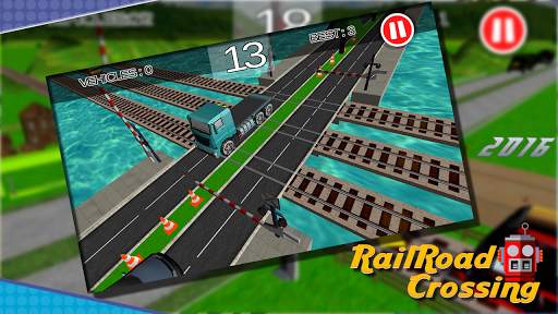 RailRoad Crossing 3D 🚅 Train Simulator Game screenshot 5