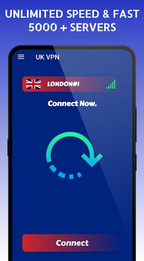 UK VPN - Free Unlimited VPN & Fast Speed VPN screenshot 1