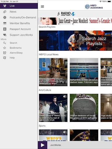 JazzWorks Public Radio App screenshot 9