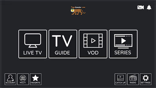 IPTV Tigerkanaler Player screenshot 1