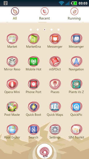 Rose FREE GO Launcher EX Theme screenshot 3