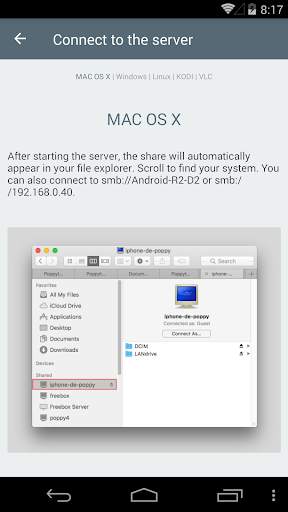 LAN drive - SAMBA Server & Client screenshot 7