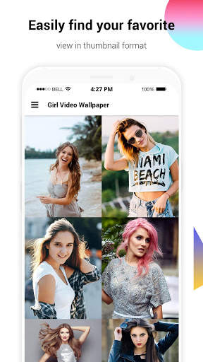 HD Girl Video Wallpaper screenshot 1