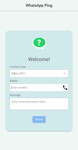 Direct Message Send for WhatsApp - Without Save screenshot 1