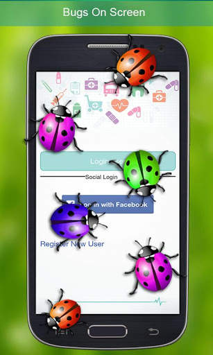 Bugs On Screen Live Wallpaper screenshot 1