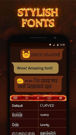 Flame Phoenix Keyboard Theme for Android screenshot 3