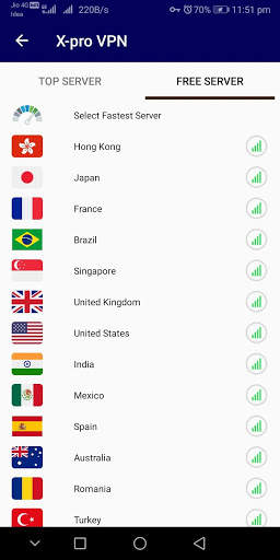 GioVpn - Free Unlimited VPN & fast proxy shield screenshot 2