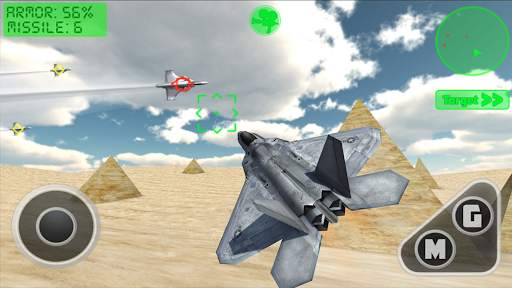 Flight Simulator - F22 Fighter Desert Storm screenshot 9