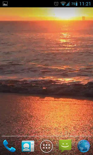 Sunset Beach Live Wallpaper HD screenshot 4