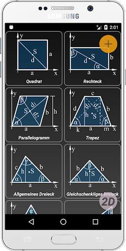 Geometryx: Geometrie - Rechner screenshot 1