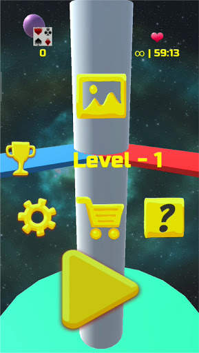 Cycle Way: break platforms - falling ball screenshot 5