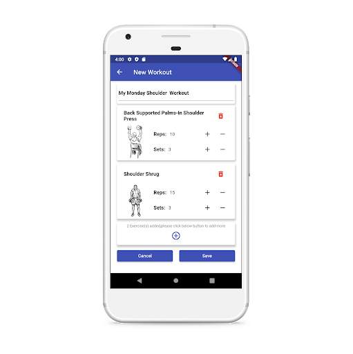 Free Dumbbell Workouts screenshot 8