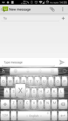 Keyboard Theme Frame W Silver screenshot 2