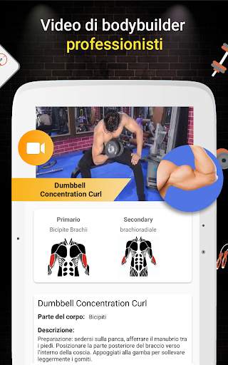 Allenamento Pro Gym (Allenamenti e Fitness) screenshot 5