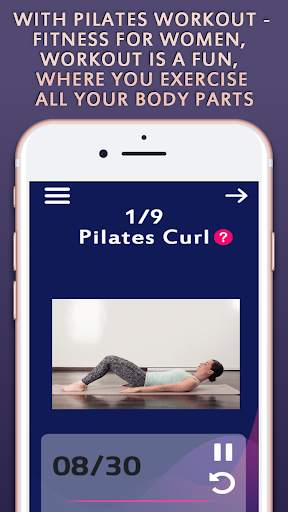 Pilates Workout - Fitness for Women screenshot 2