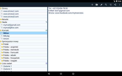 Hierarchiczne notatki screenshot 11