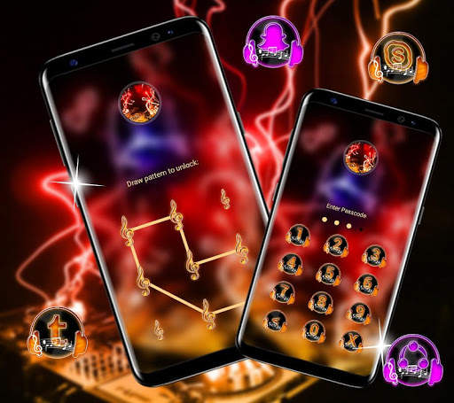 Neon DJ Launcher Theme 1 تصوير الشاشة