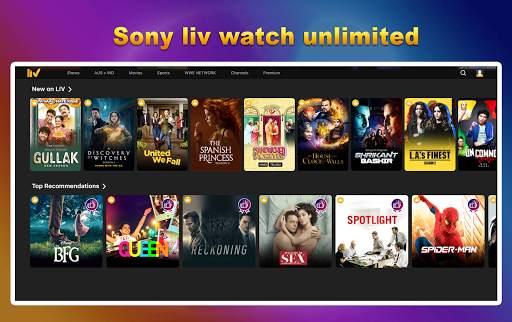 SonyLiv - Live TV Shows & Movies Guide screenshot 1