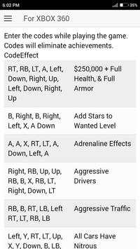 Codes for GTA San Andreas Game screenshot 6