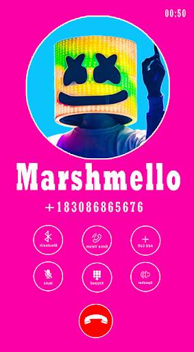 Marshmello DJ Call Video & Chat Sumilator screenshot 3