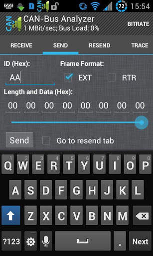CAN-Bus Analyzer (Wireless) screenshot 3
