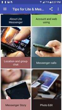 Tips for Lite & Messenger screenshot 1