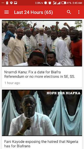 Biafra News Feeds screenshot 5