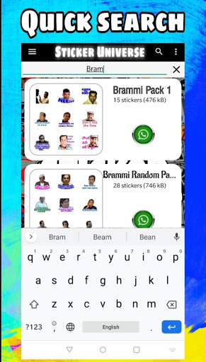Telugu Stickers for Whatsapp SU - WAStickerApps screenshot 1
