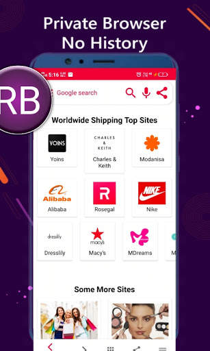 RaaJ Browser - Private Incognito Web Browser screenshot 4