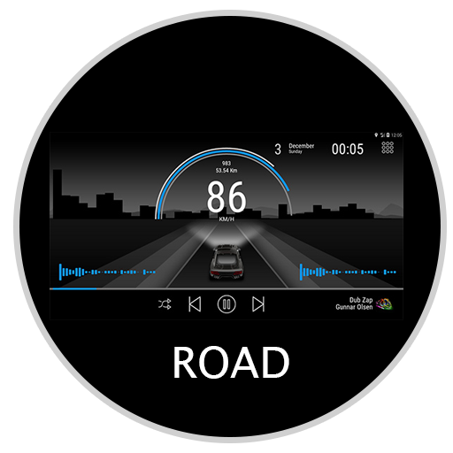 Road - theme for CarWebGuru launcher icon