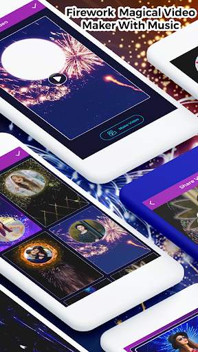 Firework Magical Video Maker With Music screenshot 1