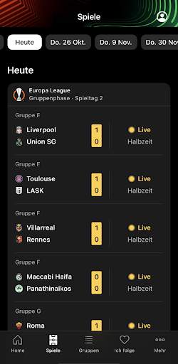 UEFA Europa League offiziell screenshot 3