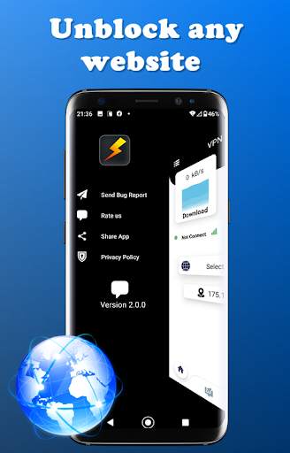 VPN Kilat - Unlimited Free & Super Fast VPN screenshot 1