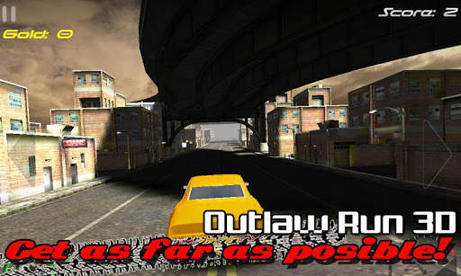 Outlaw run 3D - Racing Cars screenshot 2
