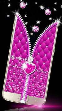Pink Diamond zipper  keyboard screenshot 2