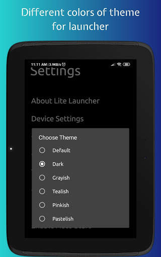 Amoled Launcher -The minimalist launcher 13 تصوير الشاشة