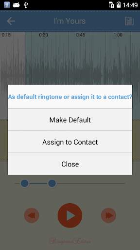 Ringtone Editor - MP3 Cutter screenshot 4