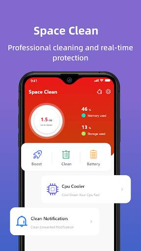 Space Clean-Clean Device screenshot 1