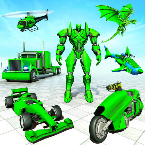 Flying Formula Car Robot Game 3.0
